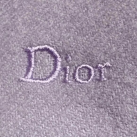 Auth DIOR/ChristianDior - Light Purple Wool Scarf - Picture 6 of 10